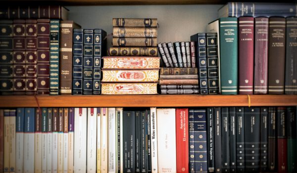 law books on a shelf